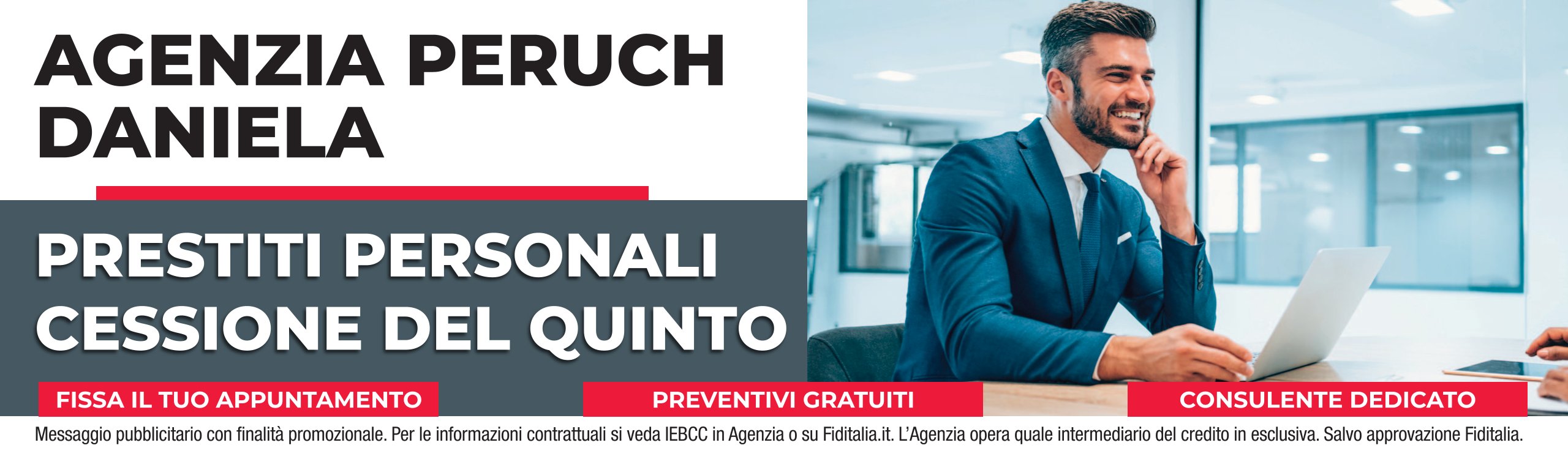 Contatti Agenzia Peruch Daniela filiali Fiditalia - Prestiti personali, Cessione del quinto